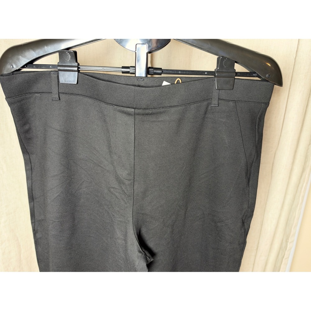 Quince Ultra Stretch Ponte Bootcut Pants Womens XL Petite Black Workwear NWT - Picture 3 of 7